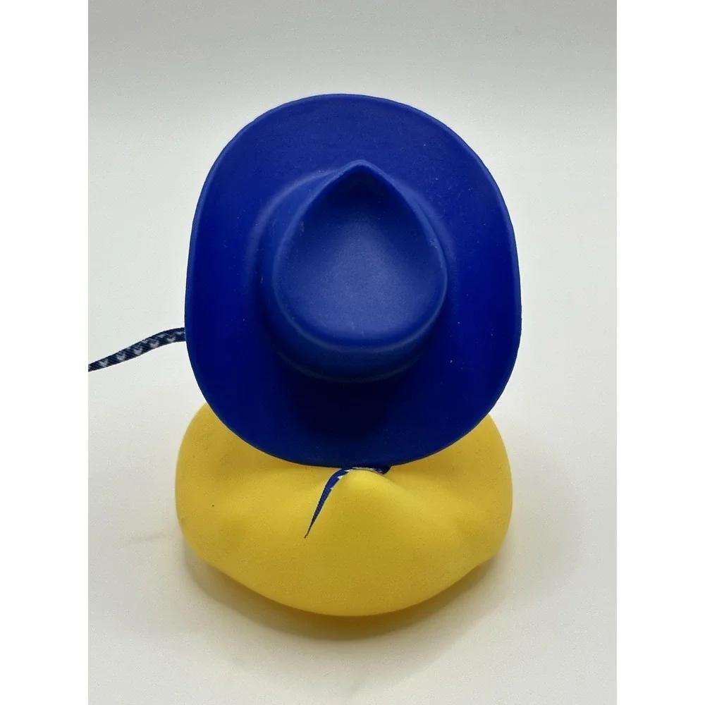 Rubber Duck Cowboy Hat Bandana‎ Bath Toy Yellow 2.5 inches New